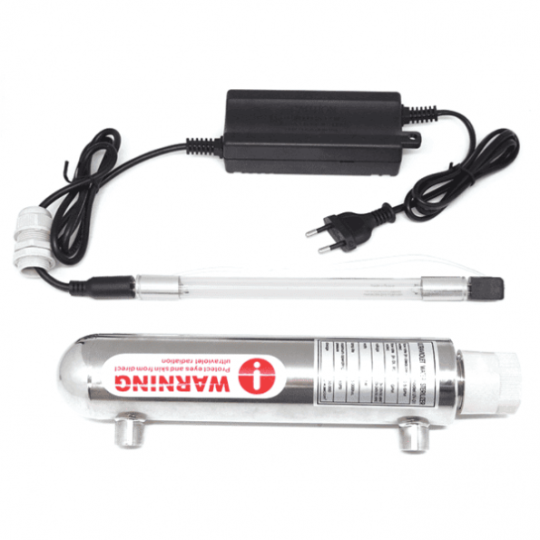 UV inox esterilizador lâmpada fornece água eficaz desinfecção