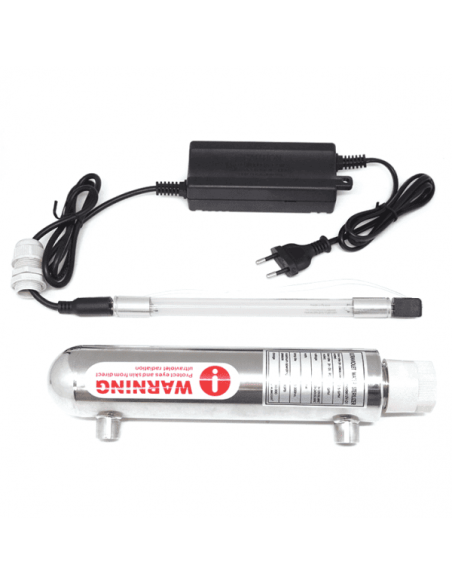 UV inox esterilizador lâmpada fornece água eficaz desinfecção
