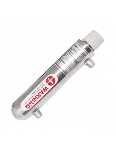 UV inox esterilizador lâmpada fornece água eficaz desinfecção