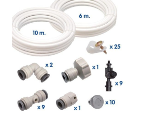 Nebulização doméstica Kit de Kit Drip&Fresh bocais δ 16 m δ 10