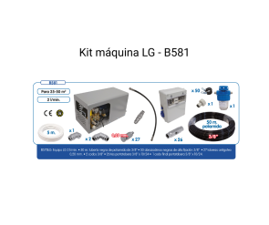 Kits Máquina LG | Drip&Fresh
