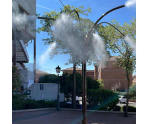 Palmera de Nebulización para Plazas y Eventos | Drip&Fresh 2