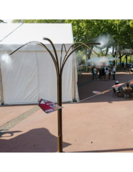 Palmera de Nebulización para Plazas y Eventos | Drip&Fresh