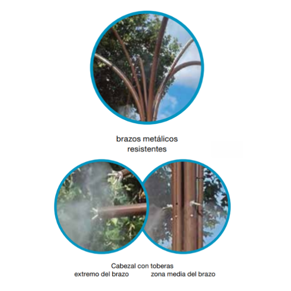 Nebulization palm tree for places and events | Drip&Fresh
