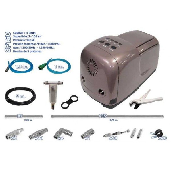 Superfog SF150 - SF150A Δ Nebulization kit 25-50 m2 fácil instalação e baixo consumo