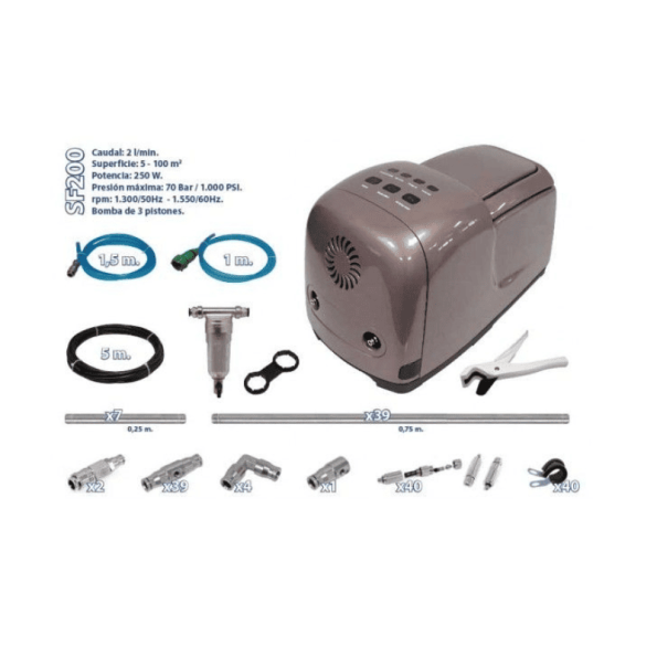 Superfog SF150 - SF150A Δ Nebulization kit 25-50 m2 fácil instalação e baixo consumo