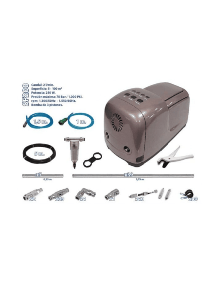Superfog SF150 - SF150A | Kit de nebulización 25-50 m² fácil instalación y bajo consumo