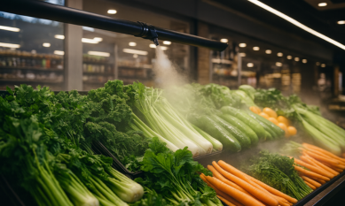 Nebulización para frutas y verduras | Conservación óptima
