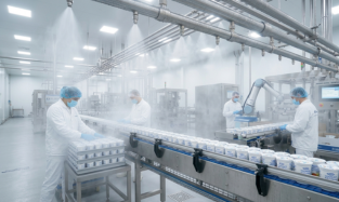 Nebulización para desinfección ambiental en industria alimentaria: solución para salas de empaque de yogurt